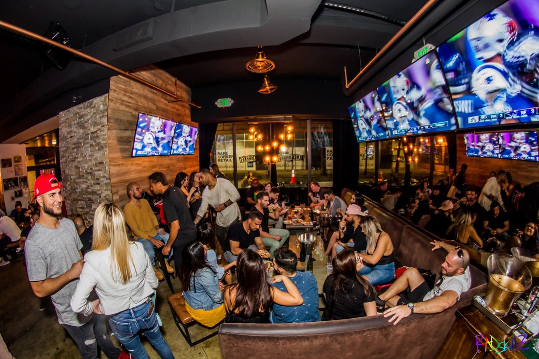 Group at a Hurricanes watch event