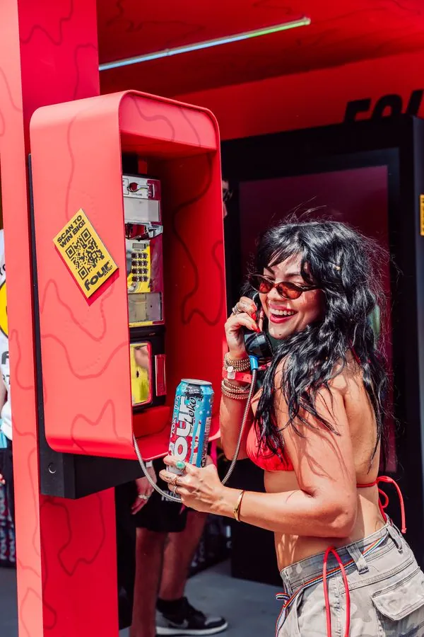 Four Loko phone-booth call at the activation